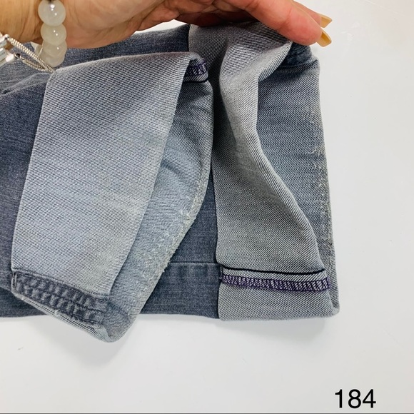 NYDJ Grey Lift & Tuck Jeans Folded Cuff Straight 4 - Picture 4 of 13